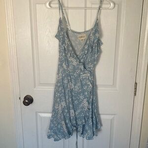 Denim & Supply Ralph Lauren Blue Floral Mini Dress